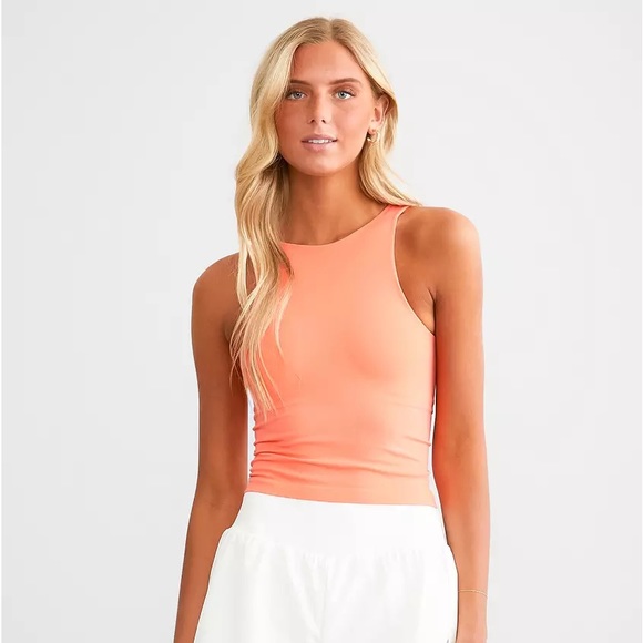 Free People Tops - Free People Intimately Clean Lines Cropped Tank Top NWT M/L Watermelon